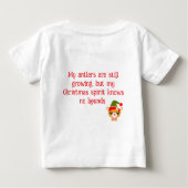 T-shirt Pour Bébé Christmas spirit (Dos)