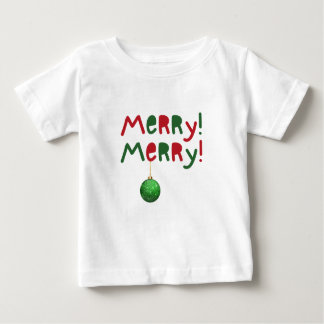 T-shirt Pour Bébé Christmas Toddler Tee with Cute Saying 