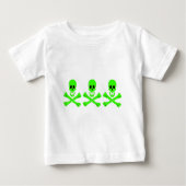 T-shirt Pour Bébé Christopher Condent-Vert (Devant)