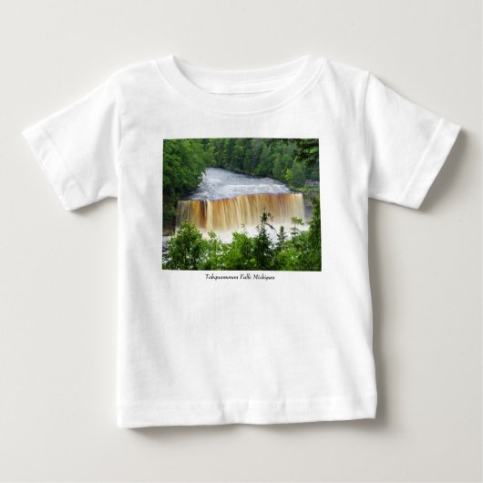 T-shirt Pour Bébé Chutes supérieures de Tahquamenon (Devant)