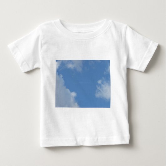 T-shirt Pour Bébé Ciel bleu (Devant)
