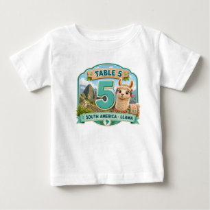 T-shirt Pour Bébé Cinq mois d'étapes de petites aventures