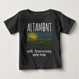 T-shirt Pour Bébé Cinquante ans Altamont Speedway Free Concert 1969