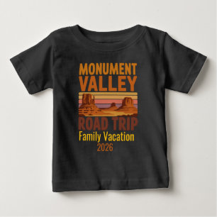T-shirt Pour Bébé Circuit touristique de Monument Valley, aventure d