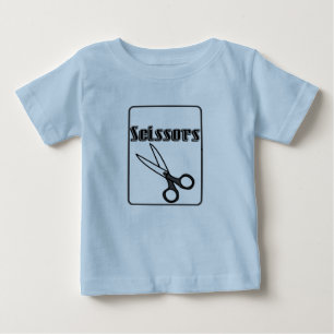 T-shirt Pour Bébé Ciseaux