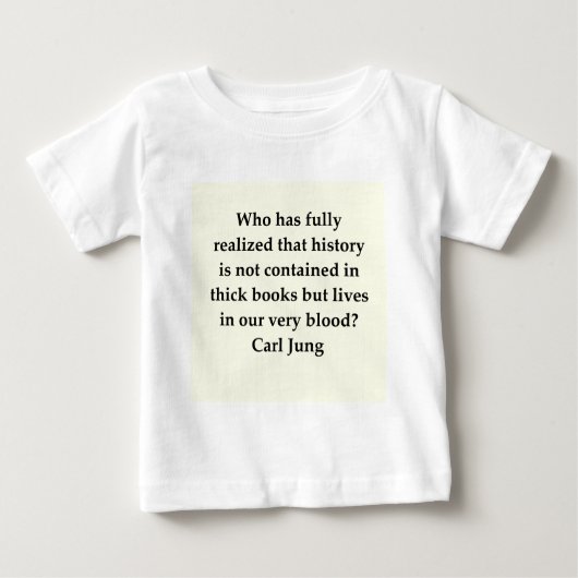 T-shirt Pour Bébé citation de Carl Jung (Devant)