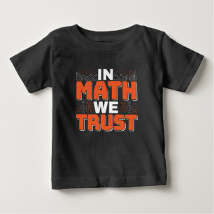 T-shirt Pour Bébé Citation d'enseignant en mathématiques - En mathém