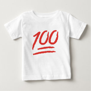 T-shirt Pour Bébé Citation drôle d'Emoji Meme de 100 énonciations