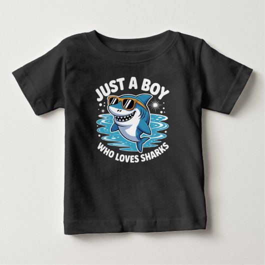 T-shirt Pour Bébé Citation drôle sur les requins (Devant)