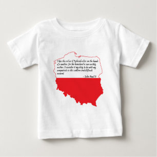 T-shirt Pour Bébé Citation du pape Jean-Paul II