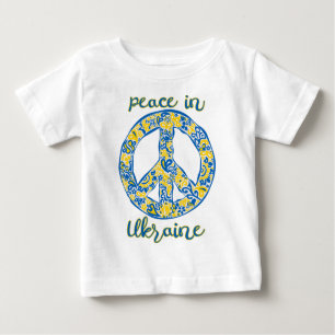 T-shirt Pour Bébé Citation du signe de la paix du Pacifique aux coul