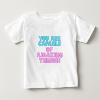 T-shirt Pour Bébé Citations motivationnelles - Vous êtes capable d'e