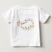T-shirt Pour Bébé Cités de jardin d'enfants - ABC Animal Friends Tod (Dos)
