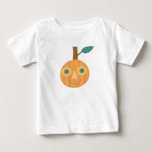 T-shirt Pour Bébé Citrouille bébé (Devant)