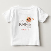 T-shirt Pour Bébé Citrouille le plus précis dans le patch (Dos)