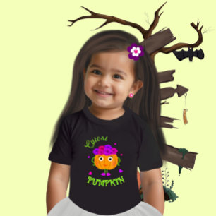 T-shirt Pour Bébé Citrouille mignonne