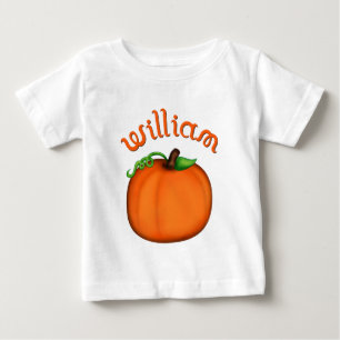 T-shirt Pour Bébé Citrouille orange mignon pour William