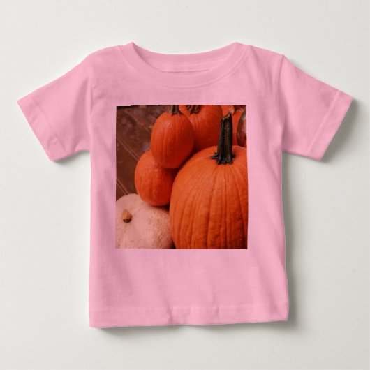 T-shirt Pour Bébé citrouilles pour Halloween sur le pont (Devant)