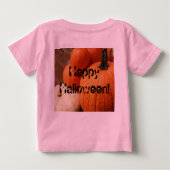 T-shirt Pour Bébé citrouilles pour Halloween sur le pont (Dos)