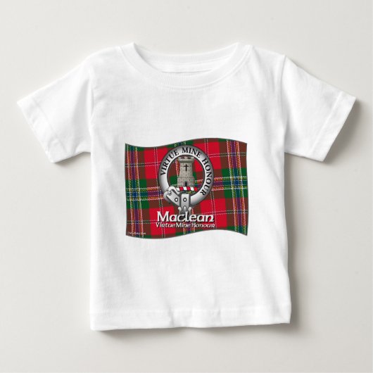 T-shirt Pour Bébé Clan de Maclean (Devant)