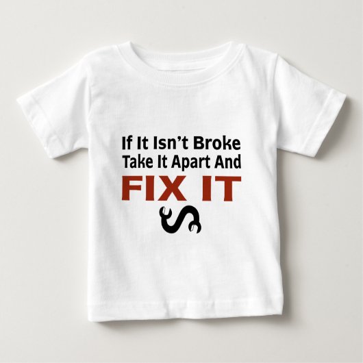 T-shirt Pour Bébé Clé tordue - FIXEZ-LA (Devant)