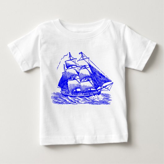 T-shirt Pour Bébé Clipper - Bleu (Devant)