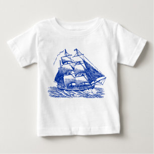 T-shirt Pour Bébé Clipper - bleu marine