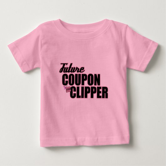 T-shirt Pour Bébé Clipper Coupon Futur - Fille 6-24 mo (Devant)