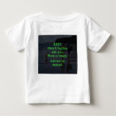 T-shirt Pour Bébé Cliquez et remplacez facilement l'image pour créer (Dos)