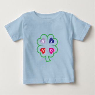 T-shirt Pour Bébé Clover avec les coeurs