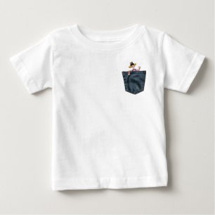 T-shirt Pour Bébé Clown Jean Pocket Peek-a-boo
