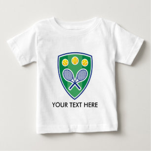 T-shirt Pour Bébé Club De Tennis Personnalisable T Chemises Et Vête