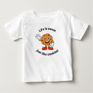 T-shirt Pour Bébé "Club des cookies de la douce vie"