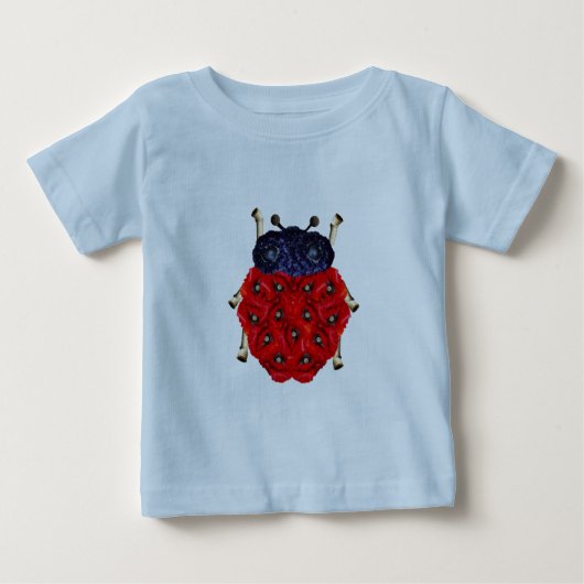 T-shirt Pour Bébé Coccinelle (Devant)