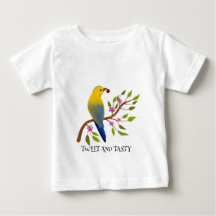 T-shirt Pour Bébé coccinelle insecte savoureux coloré oiseau féminin