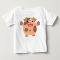 T-shirt pour bébé cochon de dessin sympa