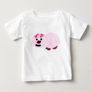 T-shirt Pour Bébé Cochon rose