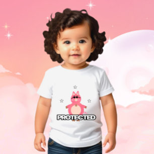 T-shirt Pour Bébé Cochon rose amusant