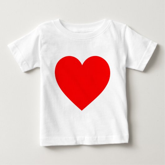 T-shirt Pour Bébé Coeur (Devant)