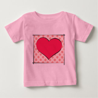 T-shirt Pour Bébé Coeur