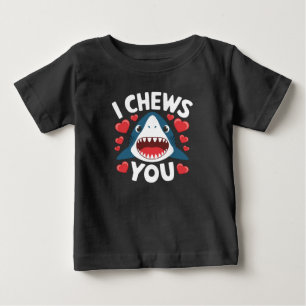 T-shirt Pour Bébé Cœur d'amour Léopard Mignon Saint-Valentin 