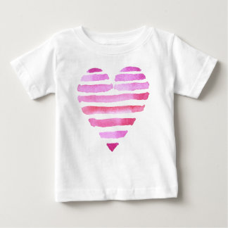 T-shirt Pour Bébé Cœur d'amour rose pour enfants