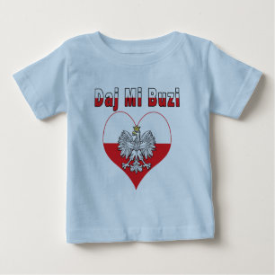 T-shirt Pour Bébé Coeur de Daj MI Buzi Eagle