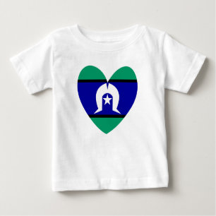 T-shirt Pour Bébé Coeur des îles du détroit de Torres