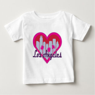 T-shirt Pour Bébé Coeur d'horizon de Los Angeles