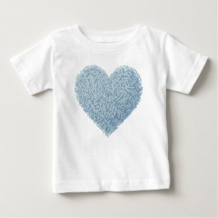 T-shirt Pour Bébé Coeur doux Saupoudrer bébé