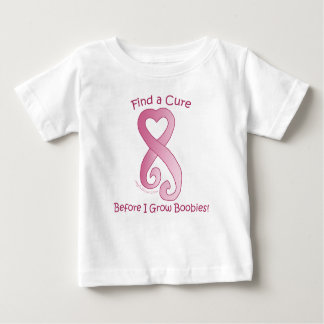 T-shirt Pour Bébé Coeur du ruban de l'enfant de JoyfulRose