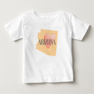 T-shirt Pour Bébé Coeur en AZ
