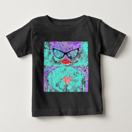 T-shirt Pour Bébé Cœur parfait (Devant)