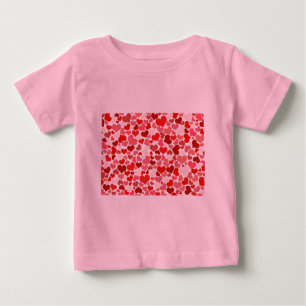 T-shirt Pour Bébé Coeurs